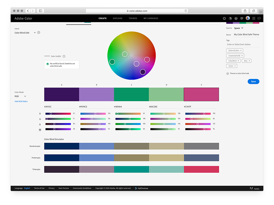 web design color schemes