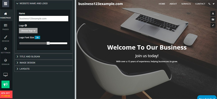 site123 website builder