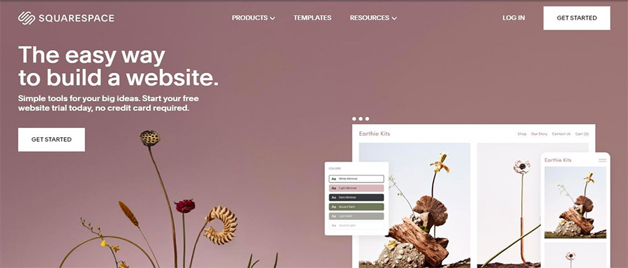 squarespace website builder