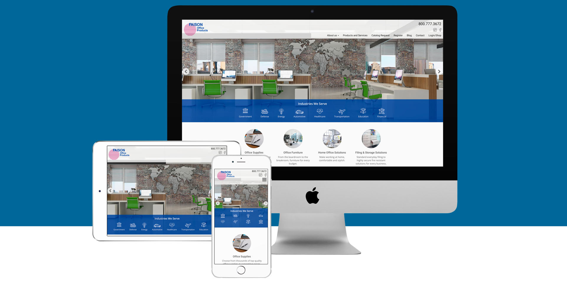 Faison Office Supply Website Design