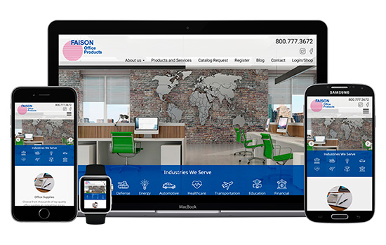Faison Office Supply Website Design