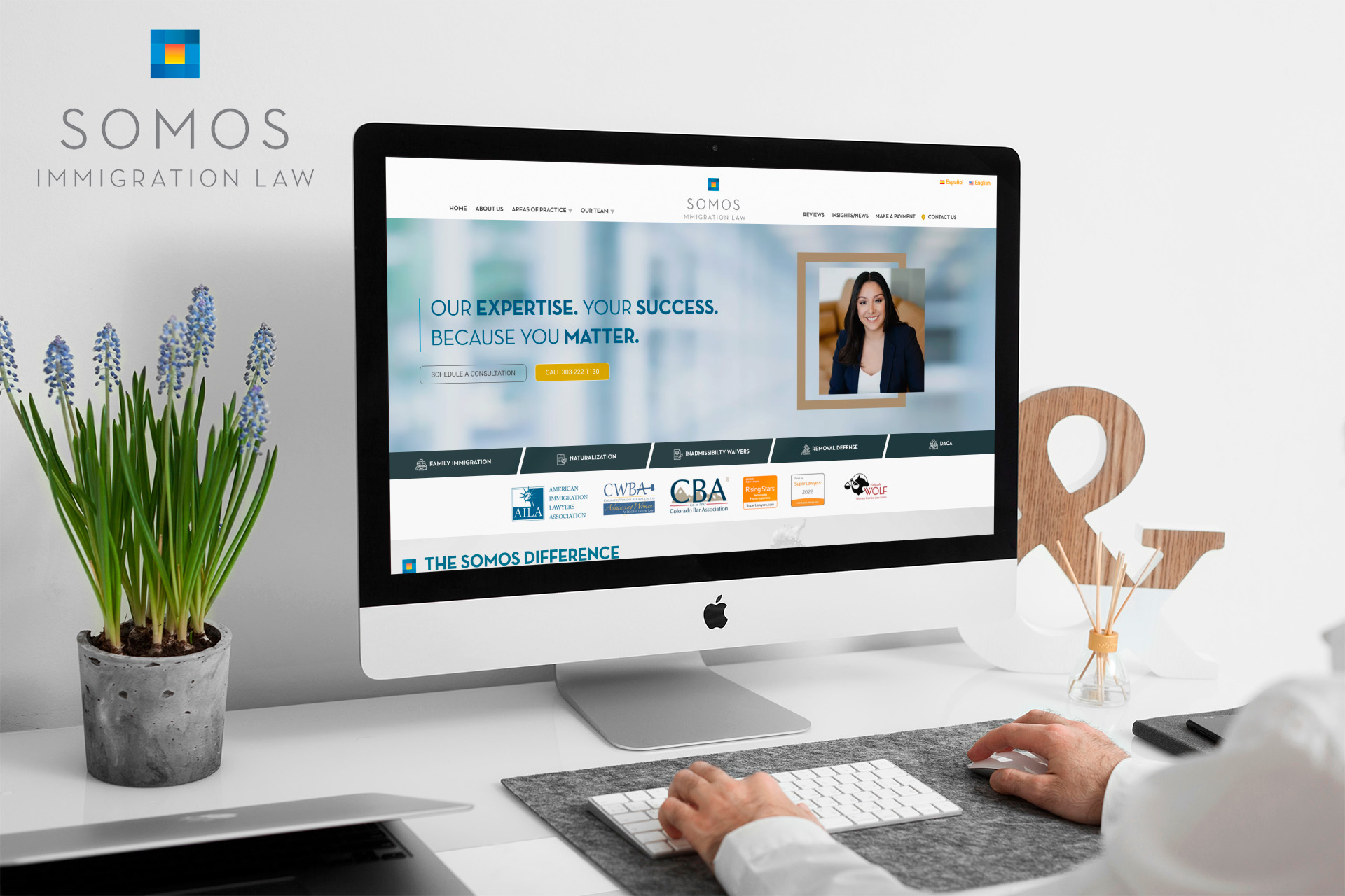 SOMOS Immigration Law Web Design