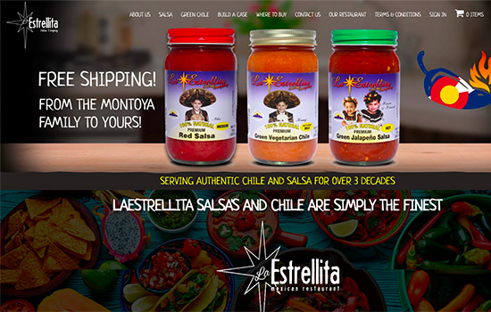 LaEstrellita Salsa Web Design