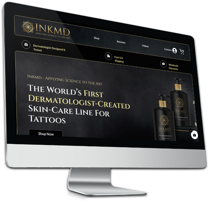 website mockup example