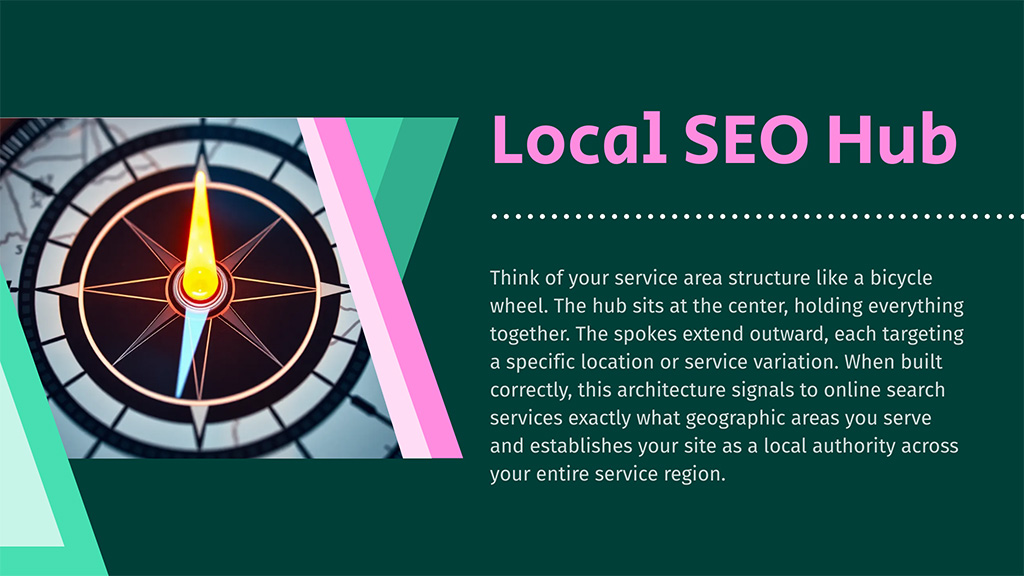infographic of local seo hub