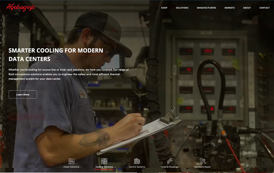 Hydraquip Website Redesign