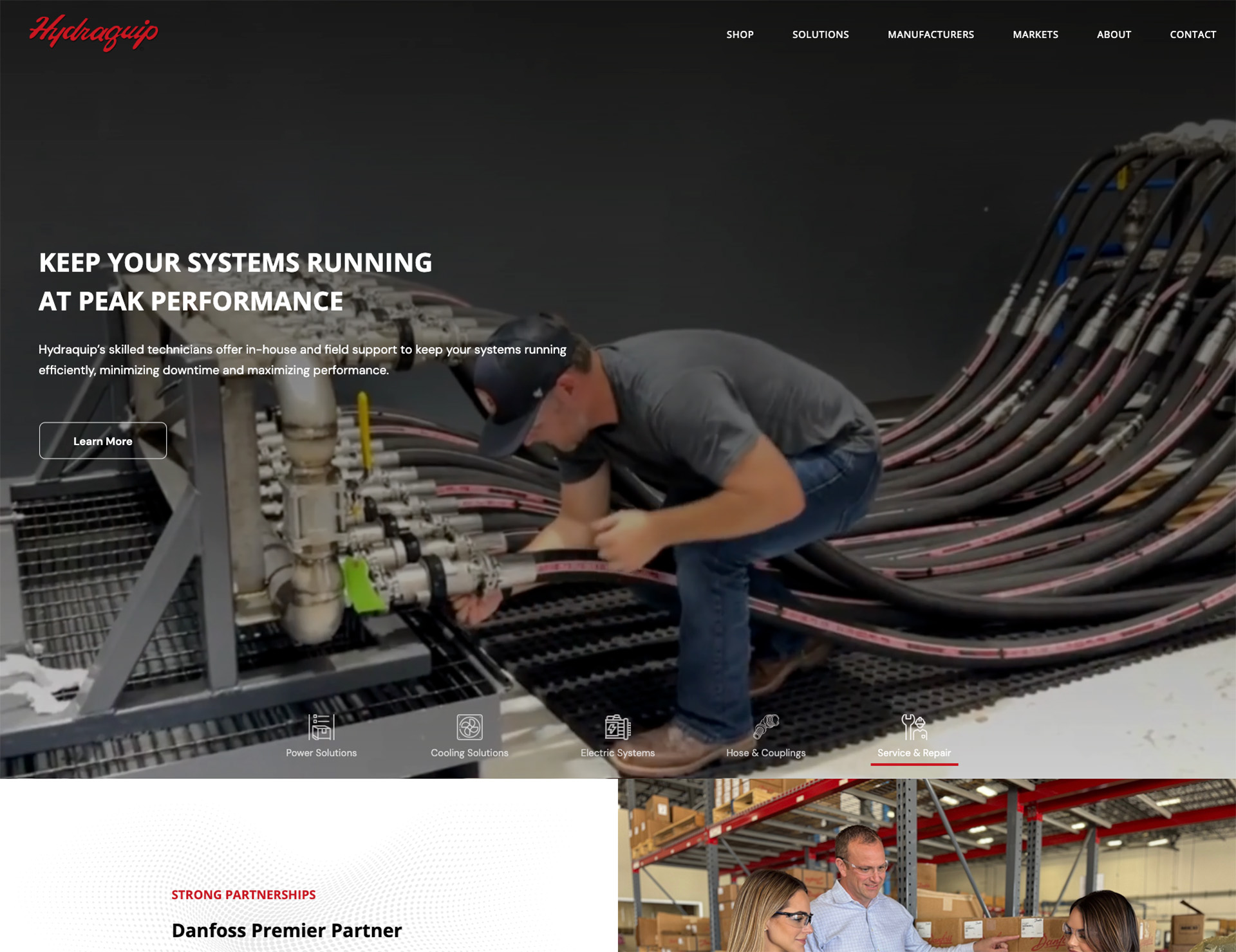 Hydraquip Website Redesign